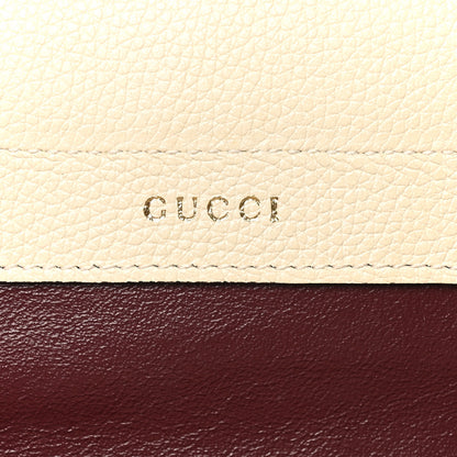 Gucci Grainy Calfskin Medium Zumi Top Handle Bag Mystic White 6 of 10