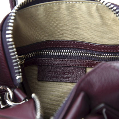 Givenchy Sugar Goatskin Mini Antigona Oxblood 7 of 11