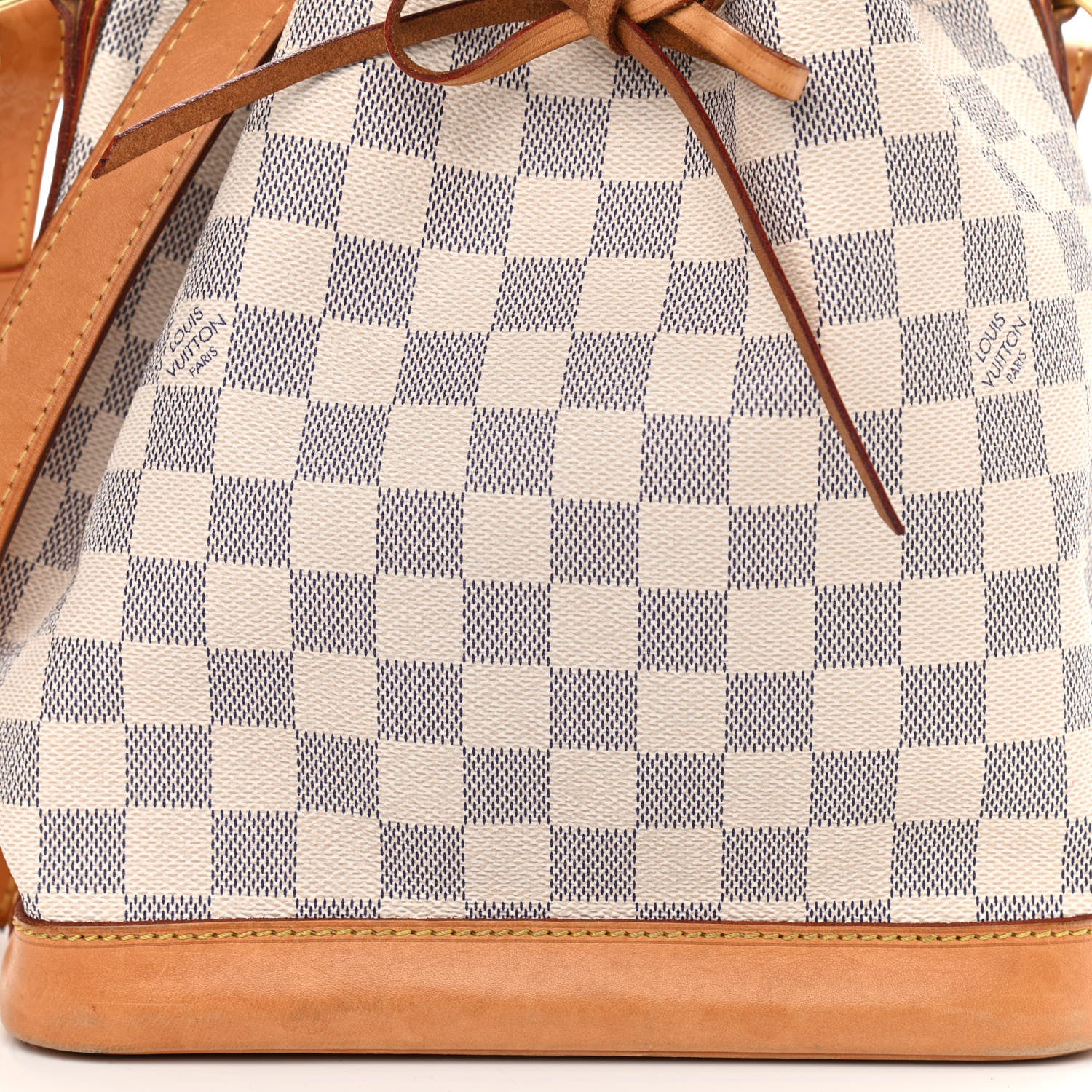 Louis Vuitton Damier Azur Noe BB 8 of 11