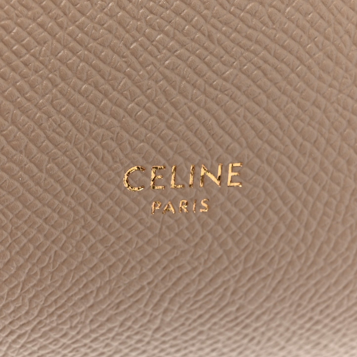 Grained Calfskin Micro Belt Bag Light Taupe