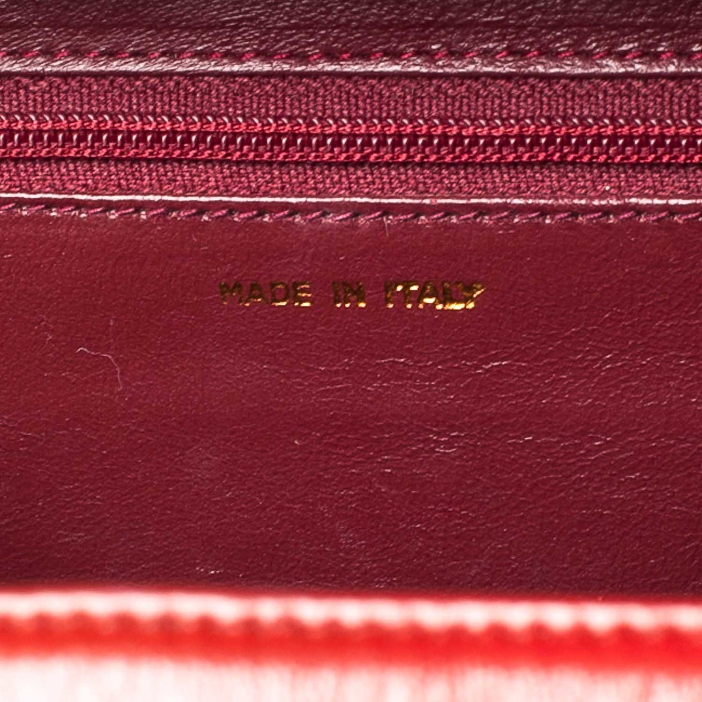 Lambskin Quilted Box Bag Red