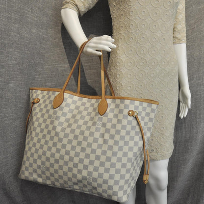 Louis Vuitton Damier Azur Neverfull GM 2 of 8