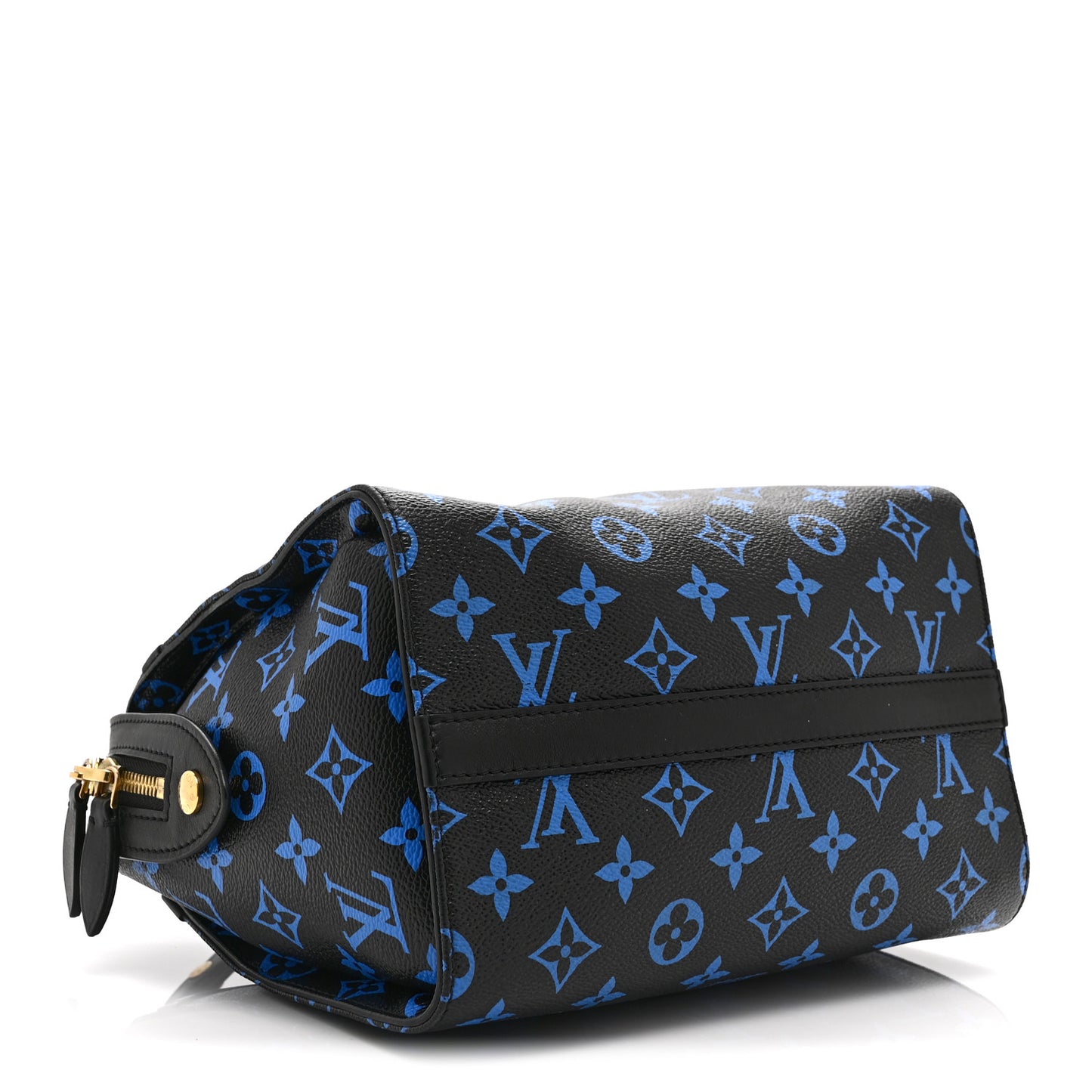 Colored Monogram Speedy Amazon PM Blue Black