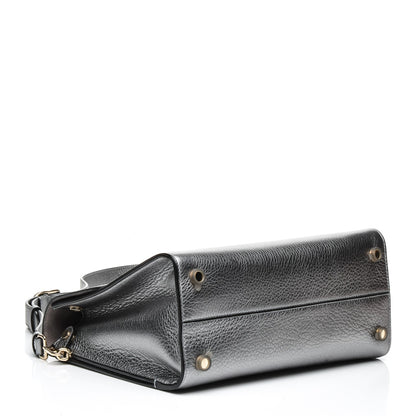 Christian Dior Metallic Grained Calfskin Medium Diorever Flap Silver 5 of 8