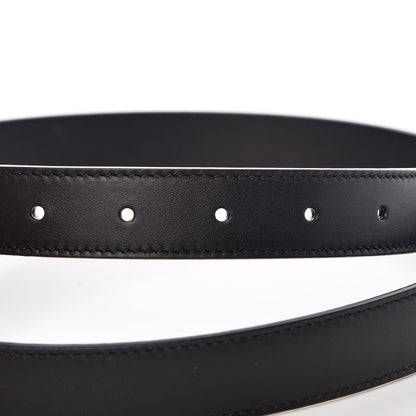 Gucci Calfskin Crystal Double G 30mm Belt 80 32 Black 5 of 7