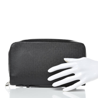 Louis Vuitton Taiga Zippy XL Wallet Black 2 of 6
