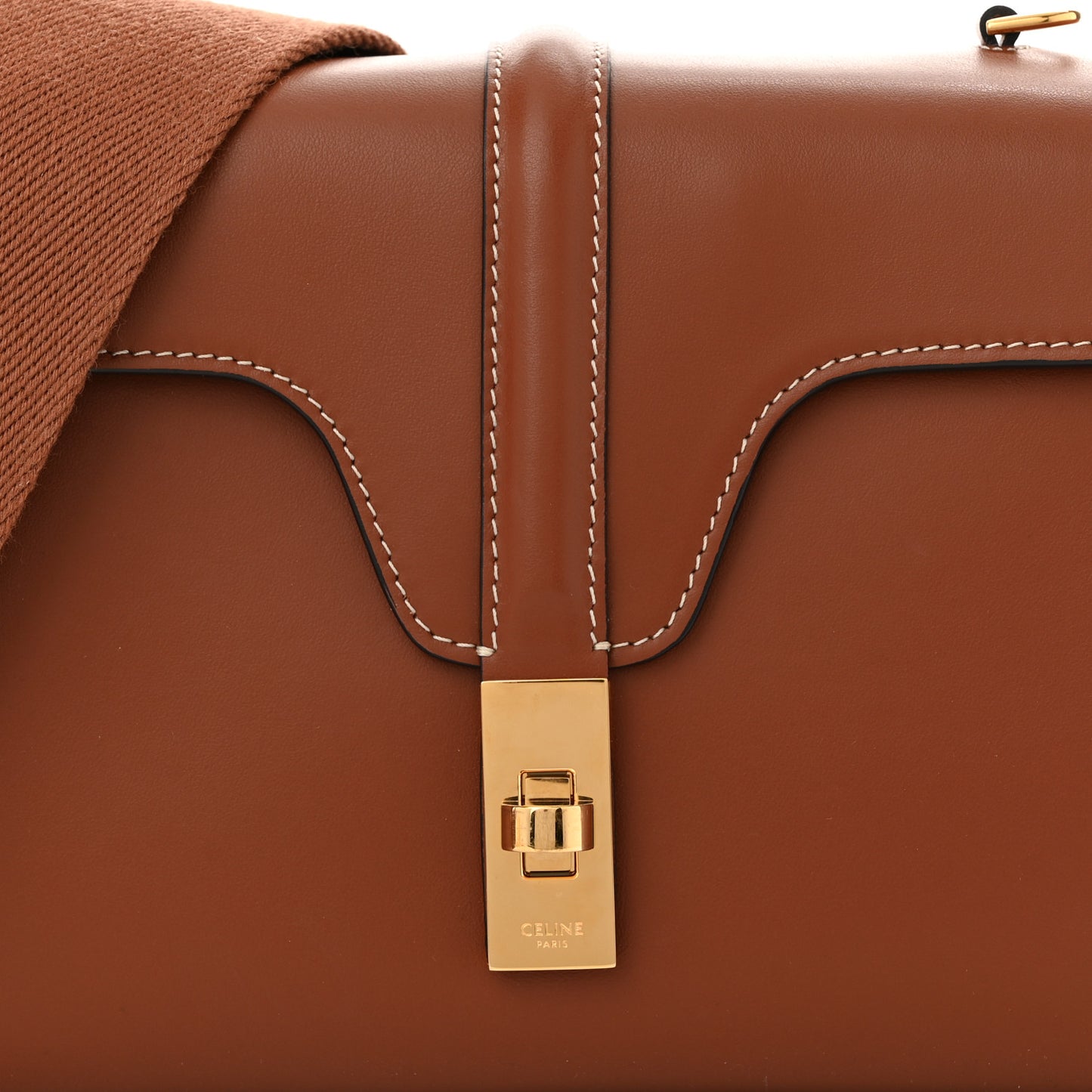 Smooth Calfskin Teen 16 Crossbody Bag Soft Tan