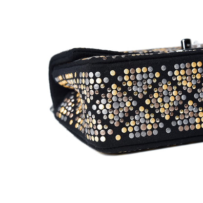 Chanel Jersey Embellished Mini Flap Black 5 of 10