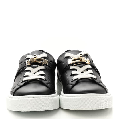 Hermes Calfskin Day Sneakers 35.5 Black 2 of 8