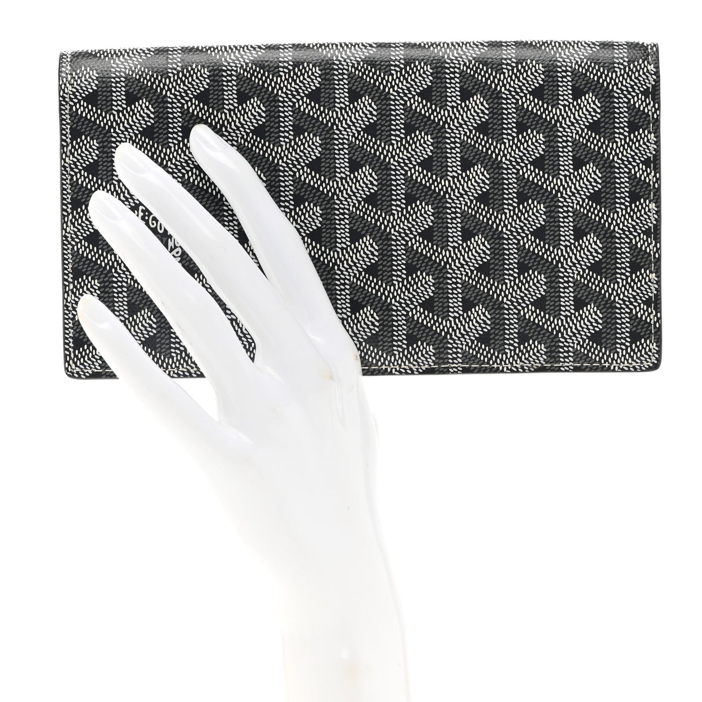 Goyardine Long Bi-Fold Wallet Grey