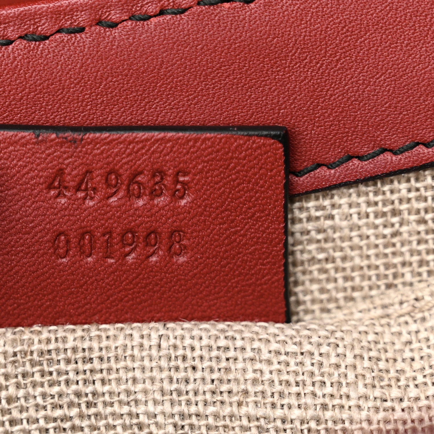 Gucci Microguccissima Medium Emily Chain Shoulder Bag Red 7 of 10