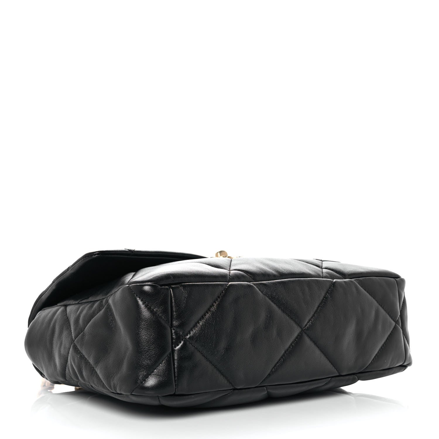 Chanel Lambskin Quilted Large Chanel 19 Flap Black 3 of 9