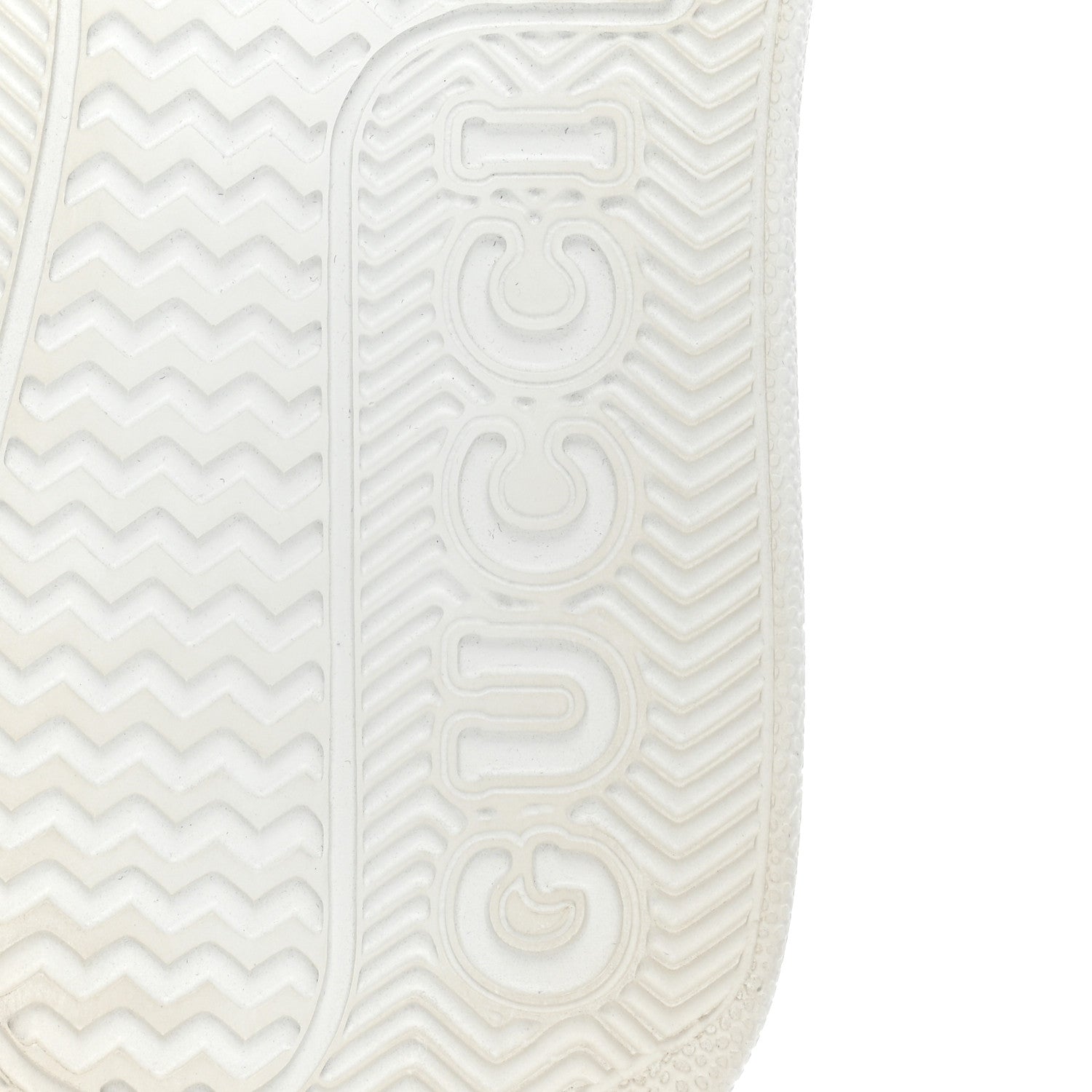 Gucci Calfskin GG Tennis Embossed Perforated Womens Platform 55mm Sneakers 38 Great White 7 of 10