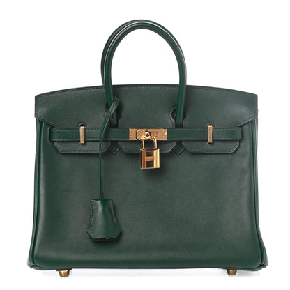 Hermes Veau Jonathan Birkin 25 Vert Tropical 1 of 32