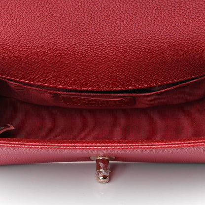 Chanel Caviar Quilted Small Boy Flap Red 4 of 4