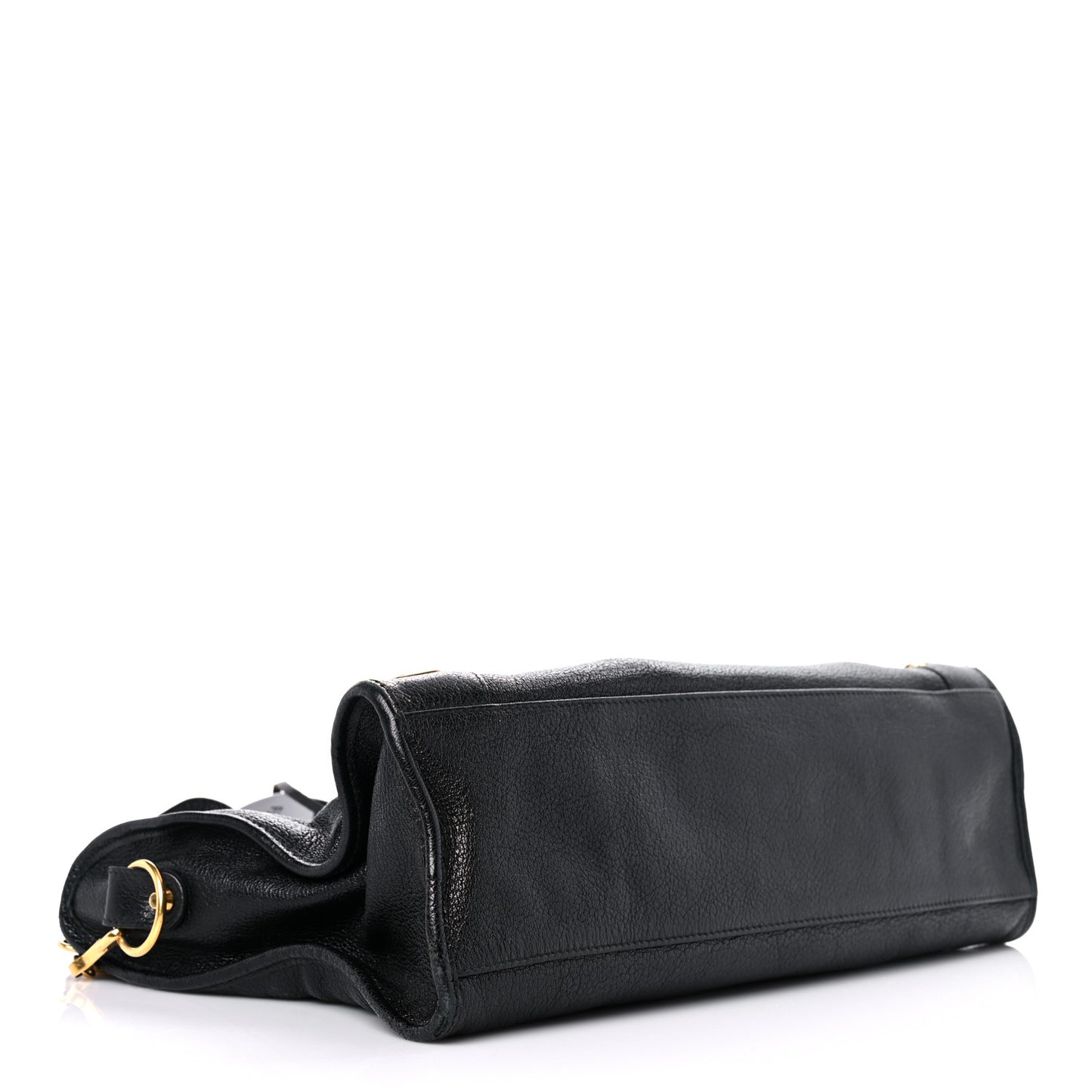 Chevre Gold Metallic Edge Hardware City Black