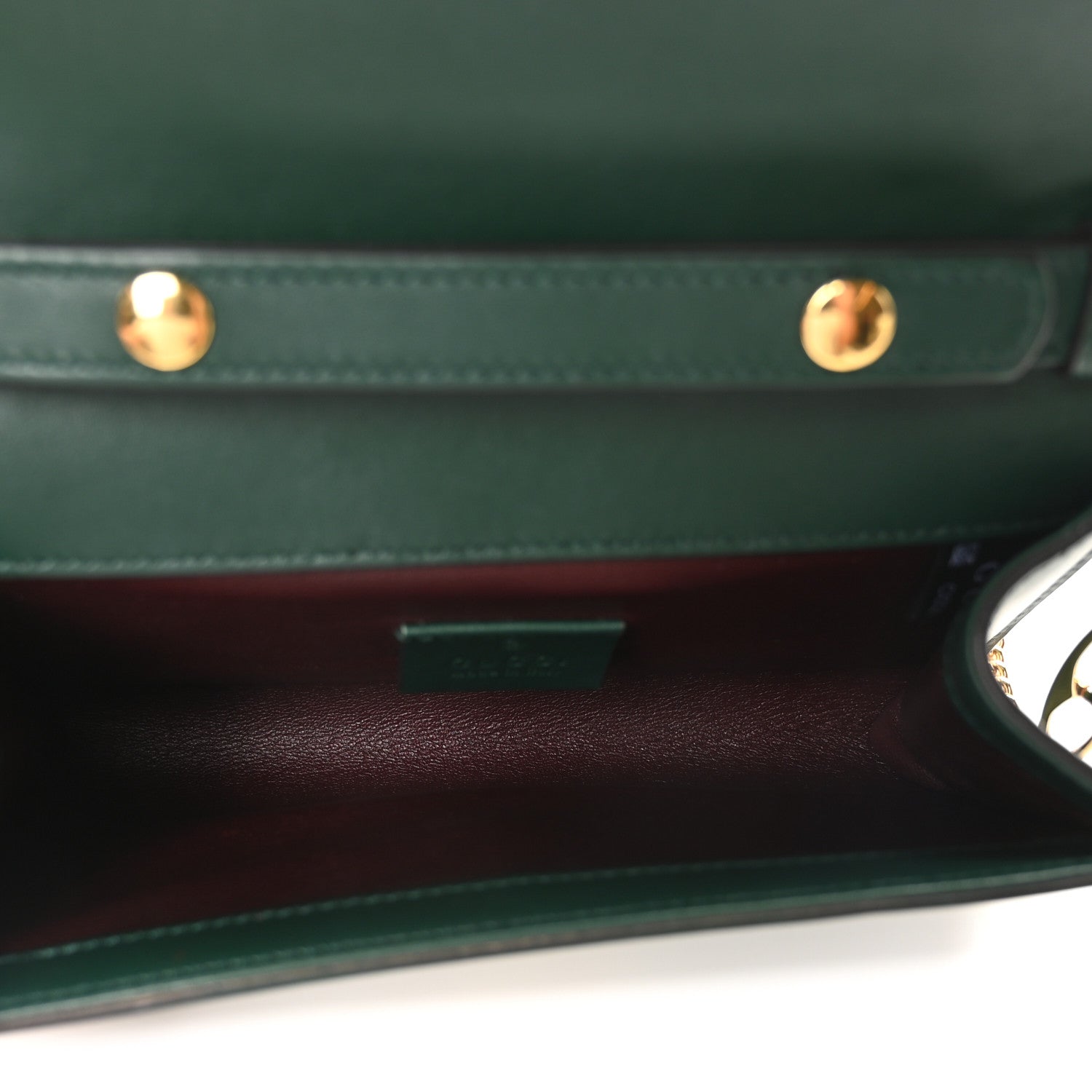 Gucci Smooth Calfskin Mini Zumi Shoulder Bag Vintage Green 5 of 10