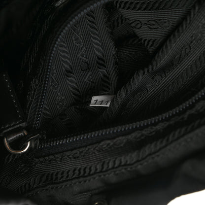 Hermes PRADA Tessuto Nylon Small Backpack Black 6 of 10