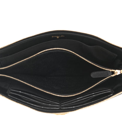 Chanel Caviar Quilted Small Zipped Boy Pouch Black 5 of 9