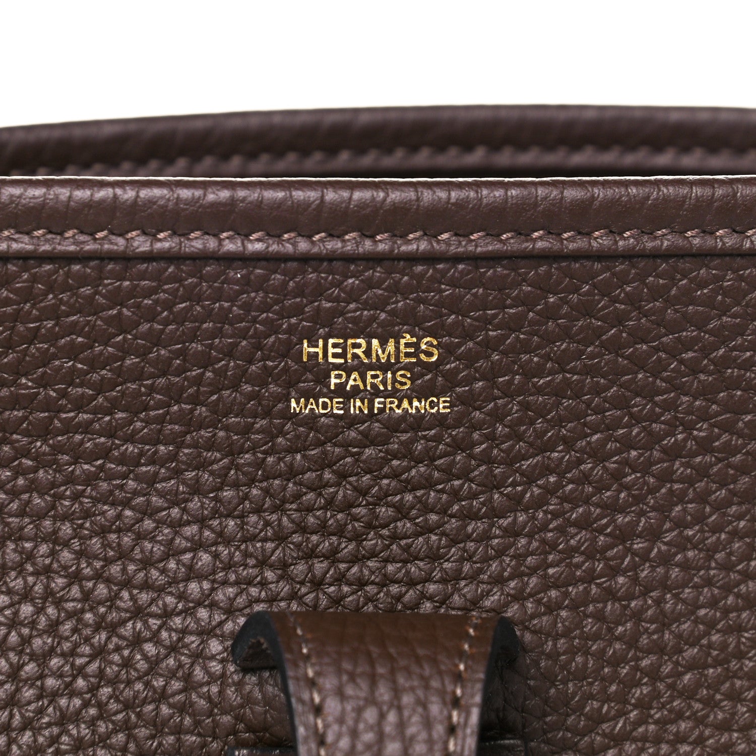 Hermes Taurillon Clemence Evelyne III PM Chocolate 6 of 16