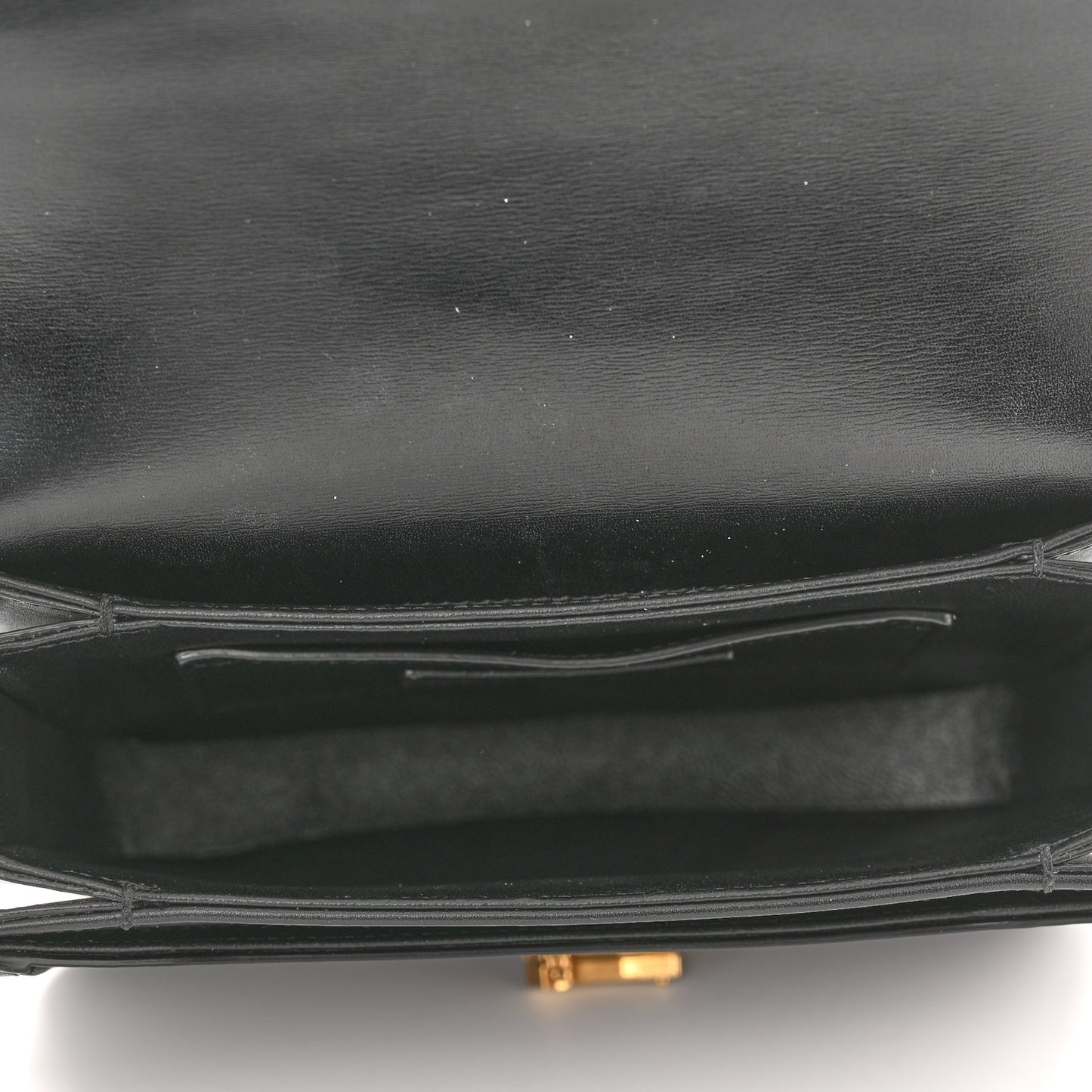 Smooth Calfskin Small Solferino Satchel Black