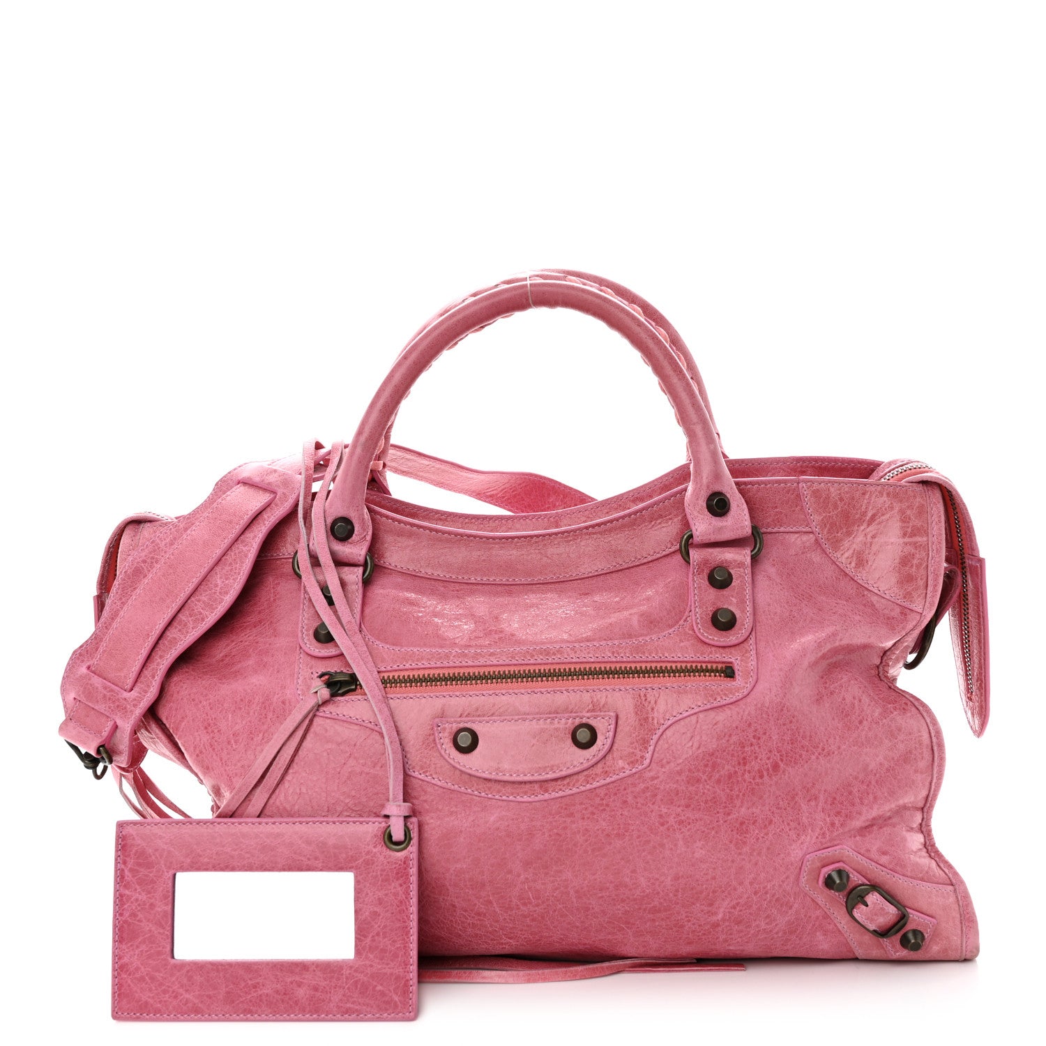 Balenciaga Agneau Classic Hardware City Bubblegum 1 of 12
