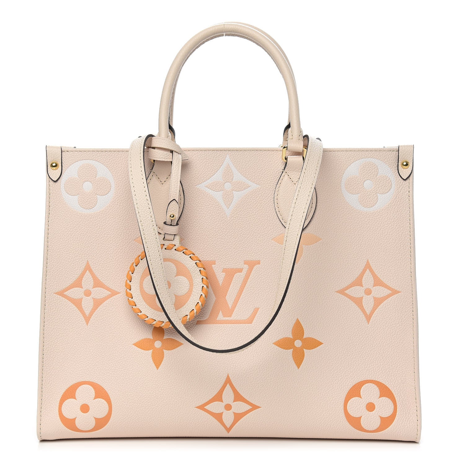 Louis Vuitton Empreinte Monogram Giant By The Pool Onthego MM Cream Saffron 1 of 11