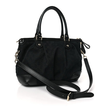 Gucci Monogram Medium Sukey Top Handle Black 3 of 9