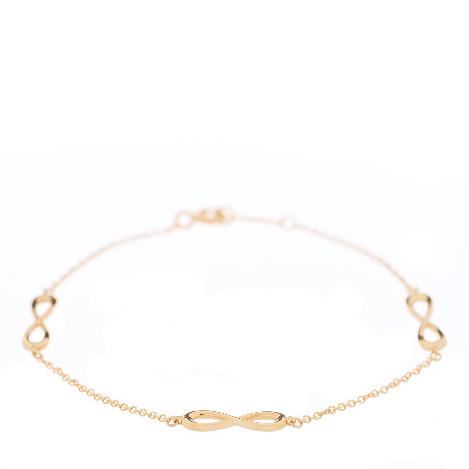 Tiffany 18K Yellow Gold Infinity Endless Bracelet 2 of 6