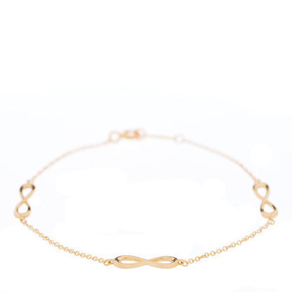 Tiffany 18K Yellow Gold Infinity Endless Bracelet 2 of 6