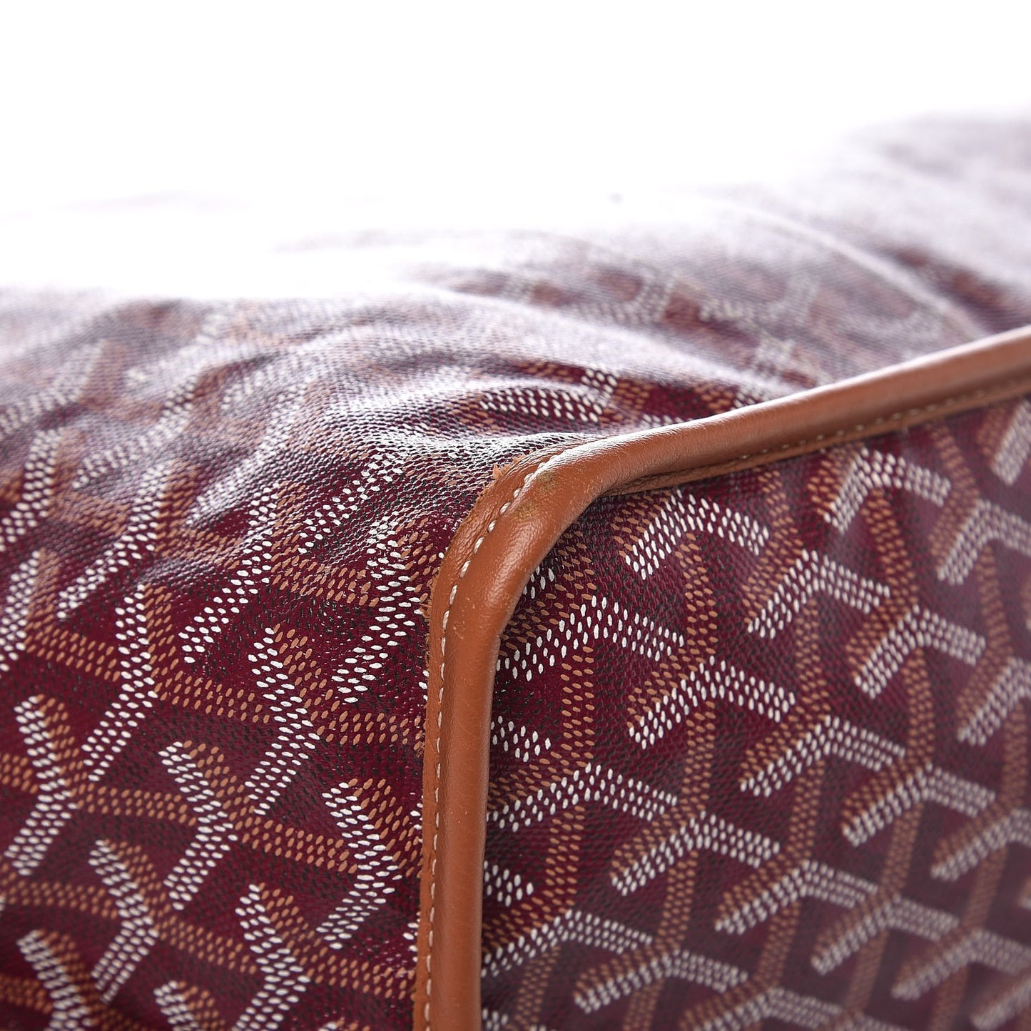 Goyardine Reversible Pertuis GM Burgundy