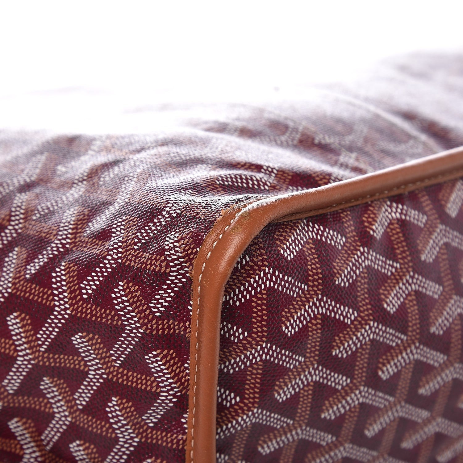 Goyard Goyardine Reversible Pertuis GM Burgundy 11 of 13