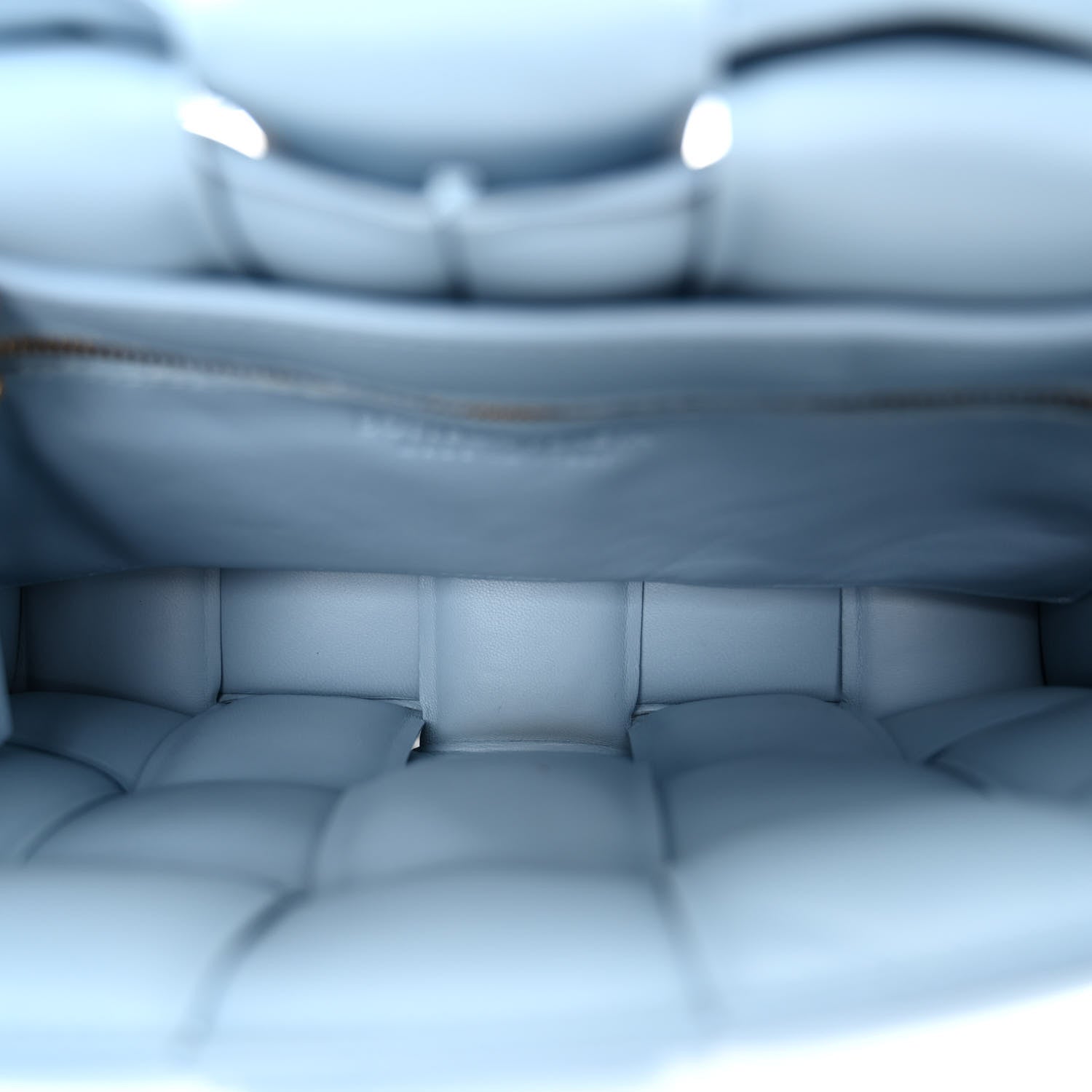 Bottega Veneta Nappa Maxi Intreccio Padded Cassette Crossbody Bag Ice 5 of 9