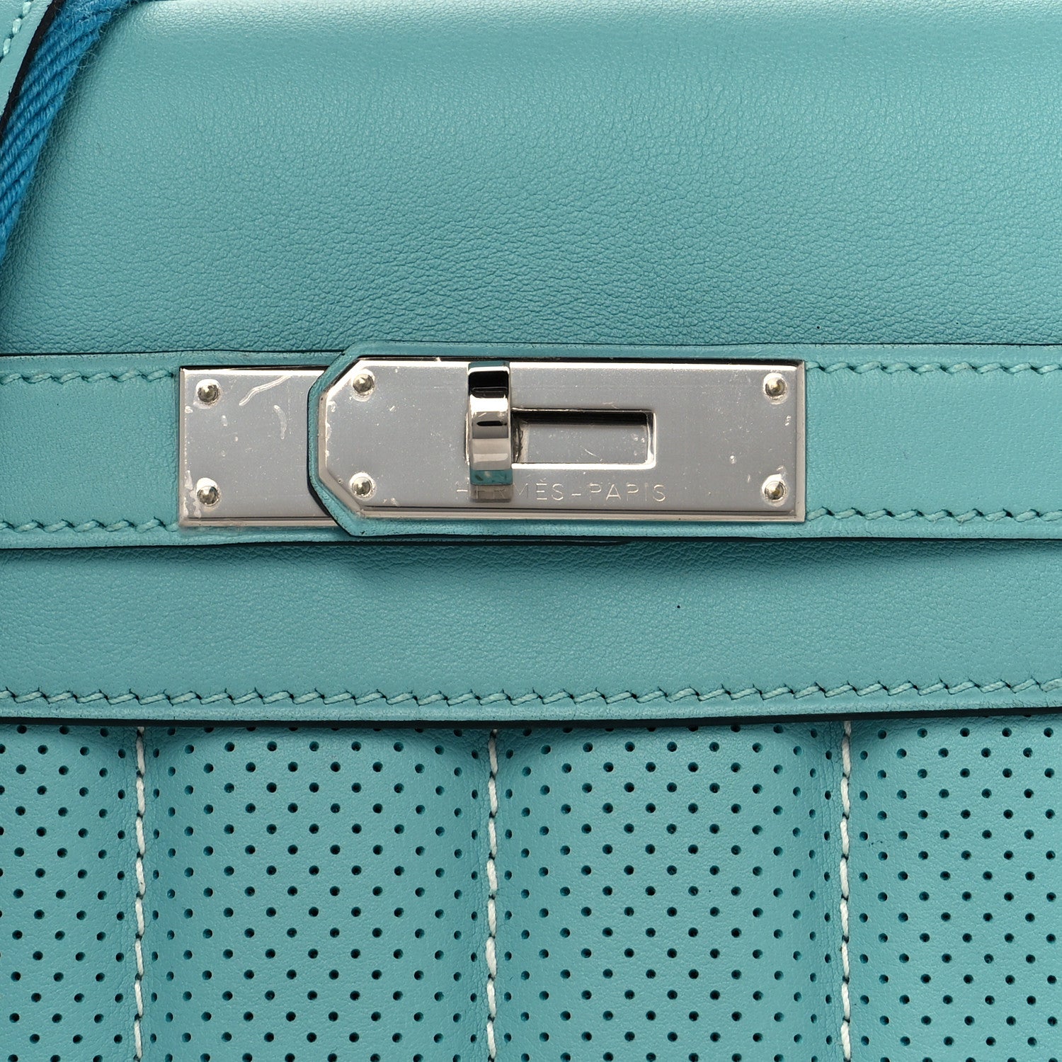 Hermes Veau Swift Sac Berline Bleu Atoll Colvert 8 of 10