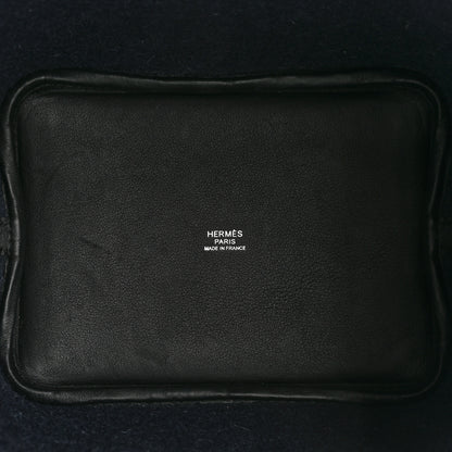 Hermes Feutre Swift Picotin Lock 18 PM Bleu Nuit Black 5 of 13