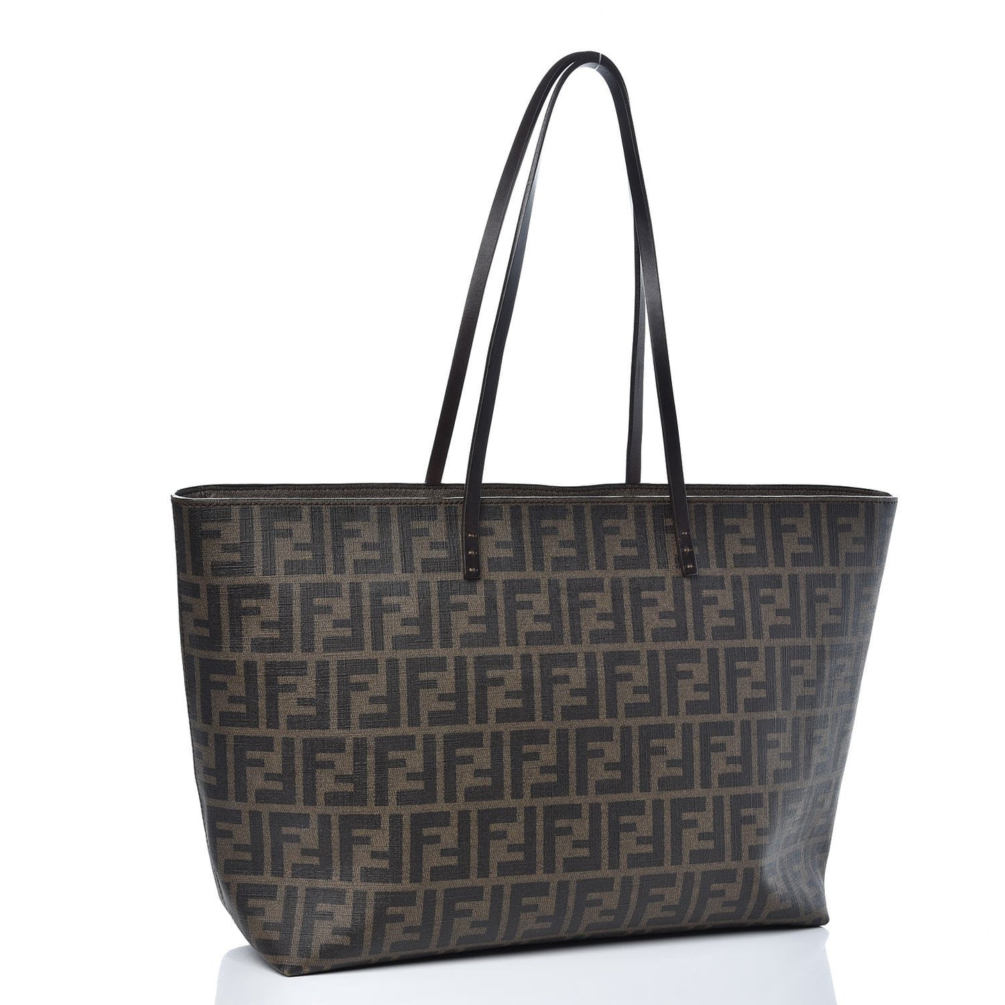 Zucca Spalmati Medium Roll Tote Tobacco Moro