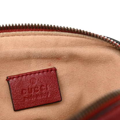 Gucci Azalea Calfskin Matelasse Diagonal Tall GG Marmont Crossbody Bag Romantic Cerise 13 of 13