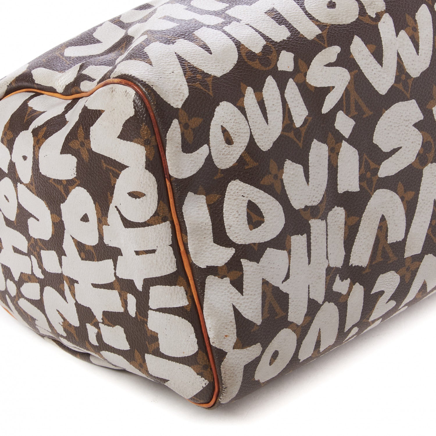 Louis Vuitton Monogram Graffiti Speedy 30 Silver 5 of 10