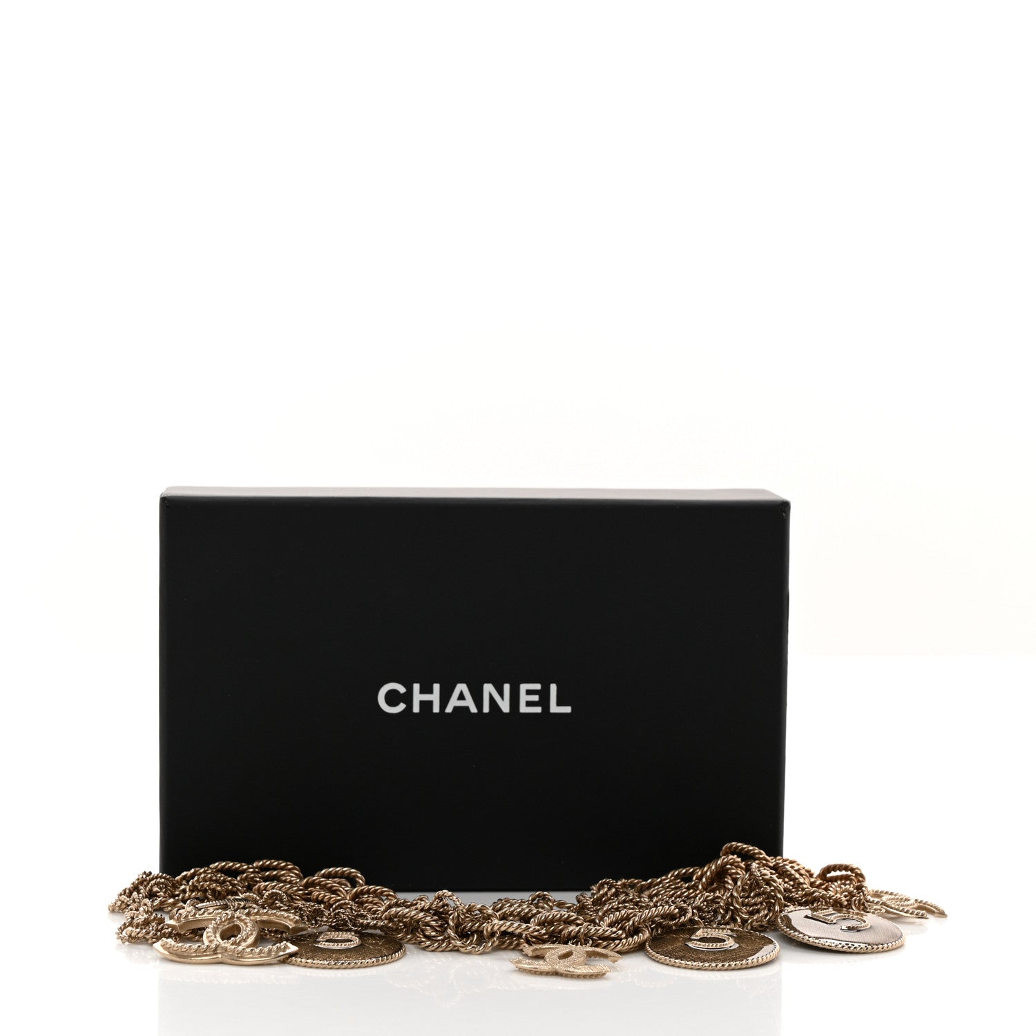 Chanel N°5 Medallion CC Chain Belt Gold 5 of 5