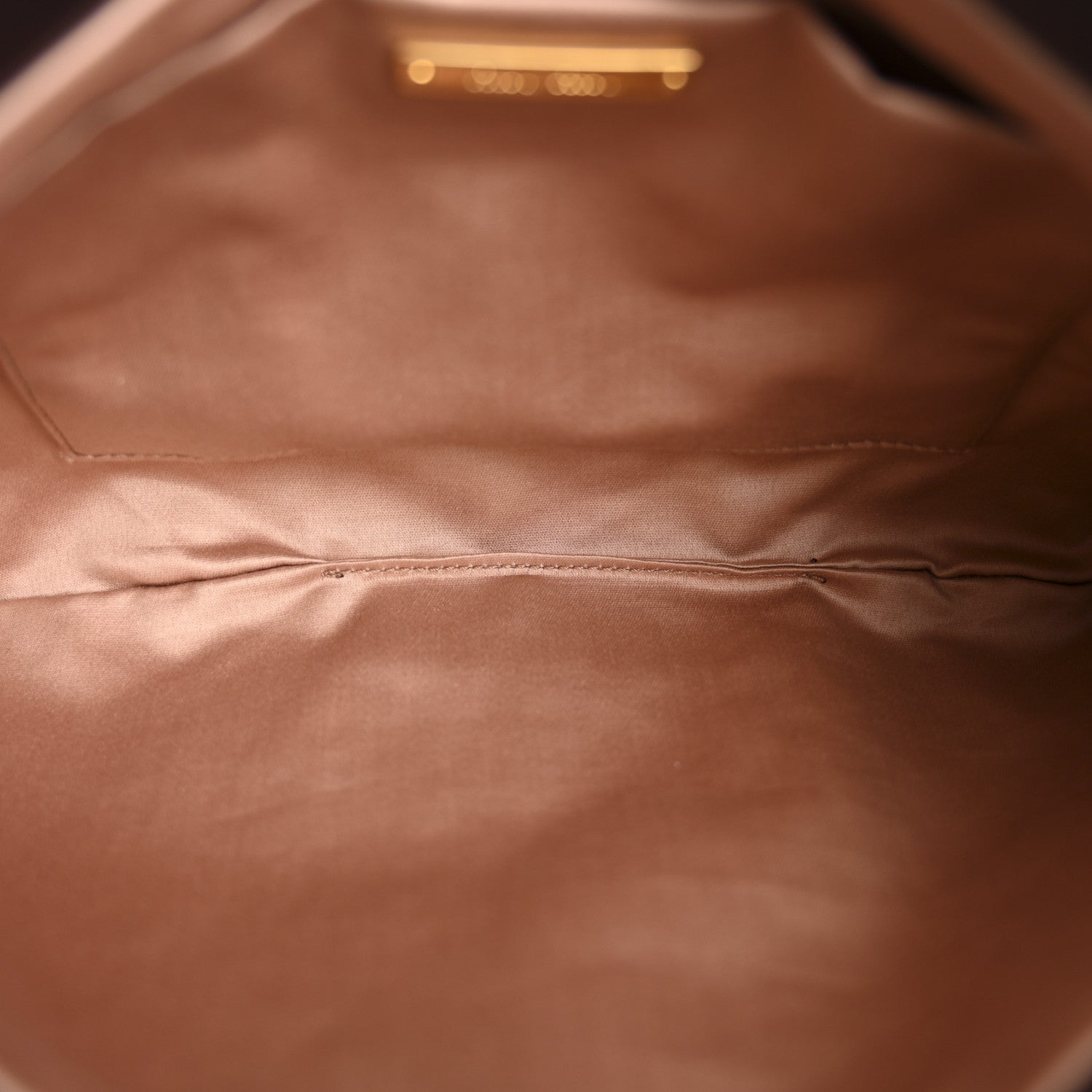Miu Miu Nappa Matelasse Clutch Dark Brown 5 of 8