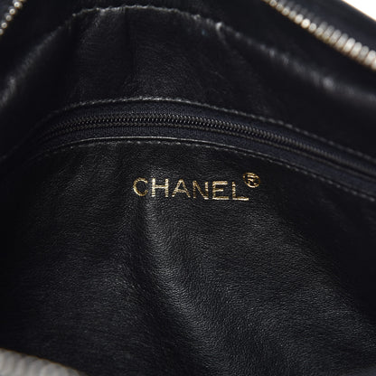 Chanel Lambskin Quilted Tassel Flap Camera Case Black 7 of 13