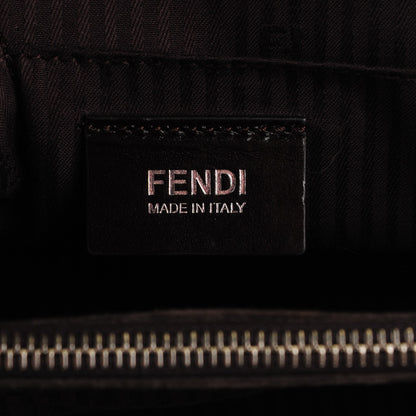 Fendi Vitello Elite Regular 2Jours Tote Caffe Noir 8 of 11