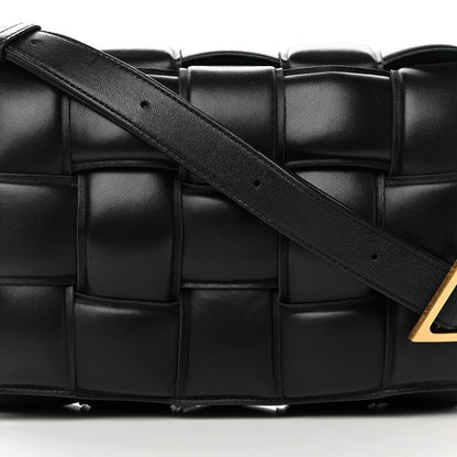 Bottega Veneta Nappa Maxi Intreccio Padded Cassette Crossbody Bag Black 8 of 13