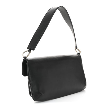 Chanel Calfskin Square Stitched Mademoiselle Shoulder Bag Black 3 of 10