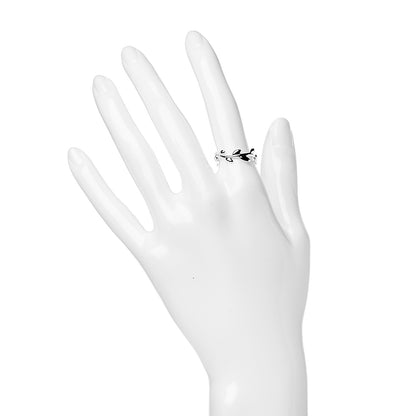 Tiffany Sterling Silver Paloma Picasso Narrow Olive Leaf Band Ring 52 6 2 of 5