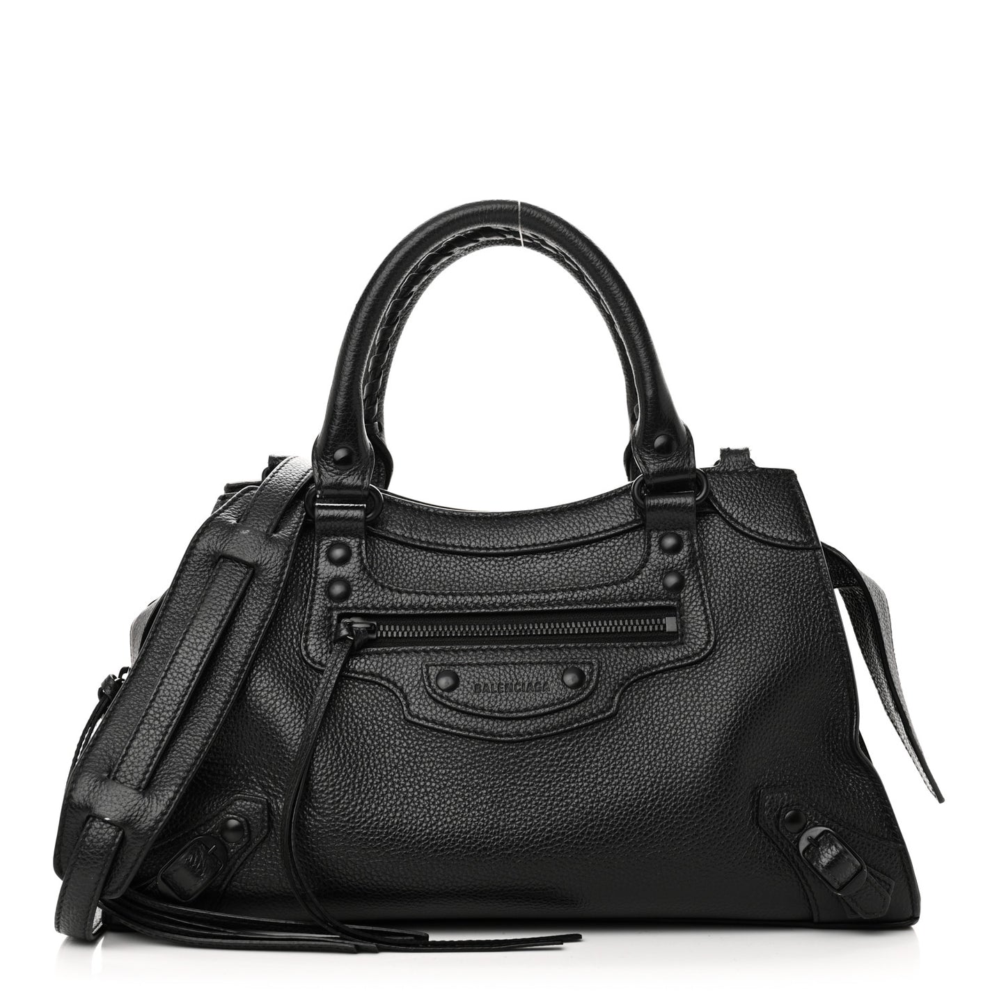 Grained Calfskin Neo Classic Black Hardware S City Black
