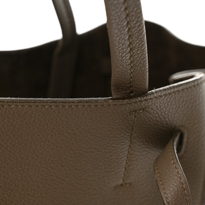 Celine Soft Grained Calfskin Small Belt Cabas Phantom Taupe 17 of 17