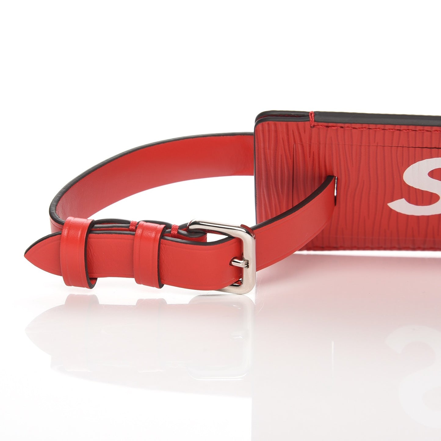 X SUPREME Epi Luggage Tag Red