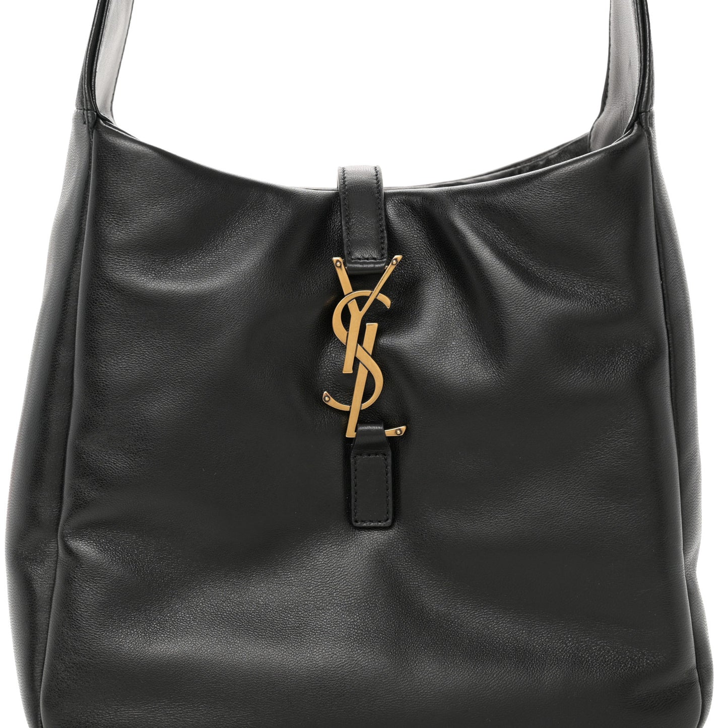 Padded Lambskin Small Le 5 A 7 Supple Hobo Black