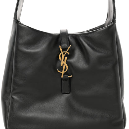 Saint Laurent Padded Lambskin Small Le 5 A 7 Supple Hobo Black 8 of 11